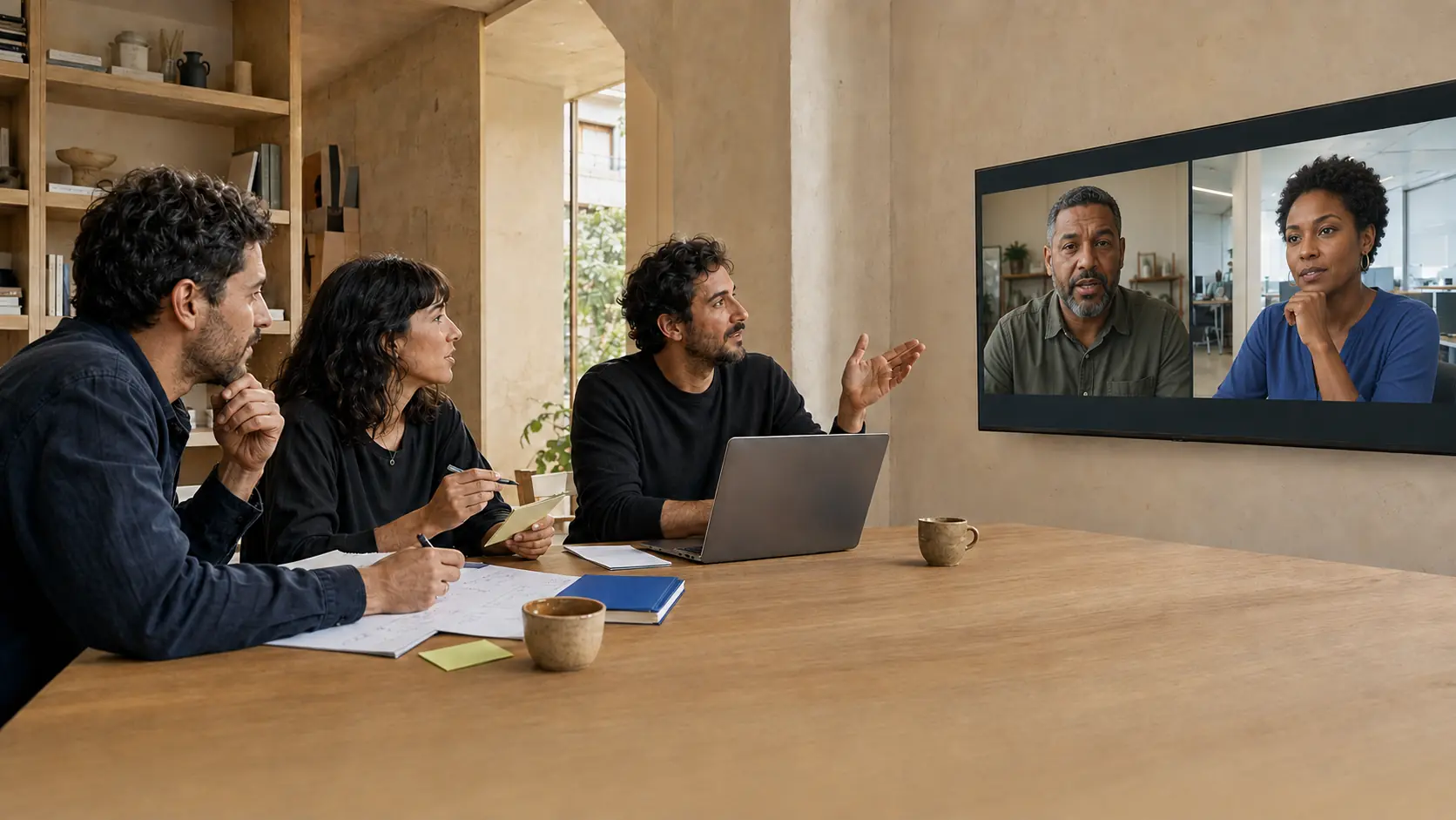 Reunión regional híbrida entre equipos de Santiago, Bogotá y Panamá